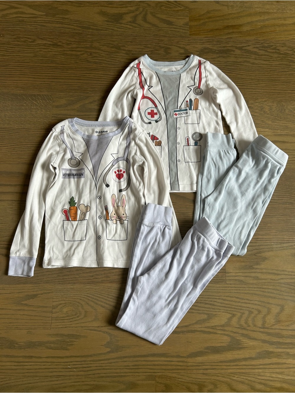Old Navy Pajama Set: Kids' Doctor & Veterinarian Prints